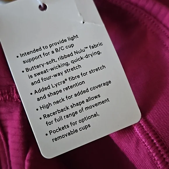 Lululemon Ribbed Nulu High-Neck Yoga Bra - Picture 7 of 7